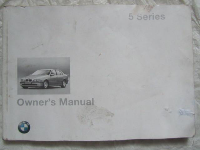 1997-2002 bmw e39 5 series 528i 540i owners manual book oem 