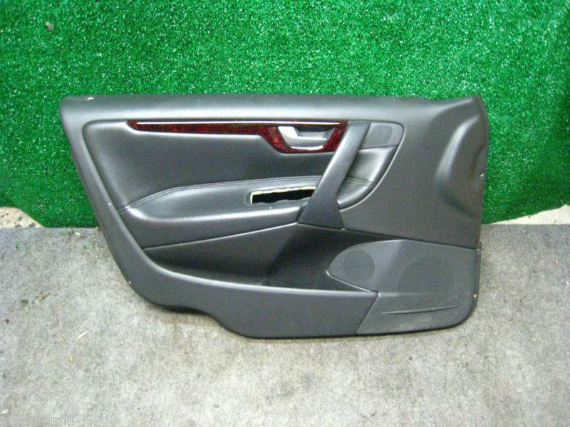 2003 volvo s60 lh driver door panel skin trim cover looks black (high grey)