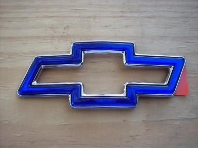 1990? chevrolet impala hood emblem blue 