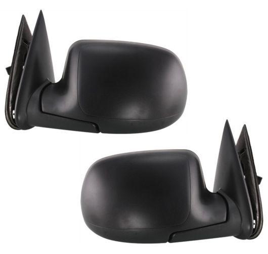 Tahoe suburban black power heated textured side view mirrors left/right pair set