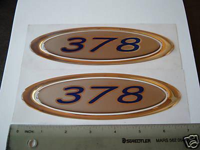 Boat 3d marine wet four winns 378 logos stickers decals vinyl graphic pinstripe