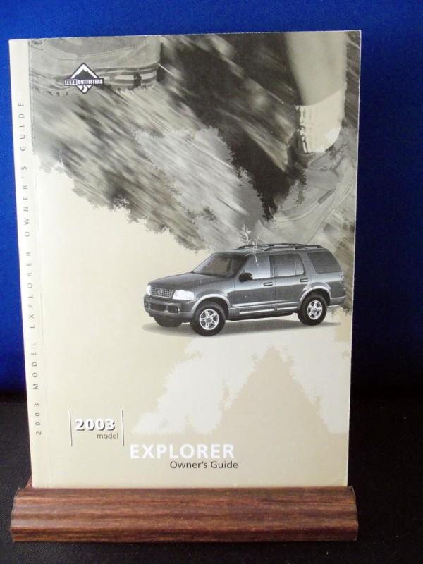 2003 ford explorer factory owners manual 03