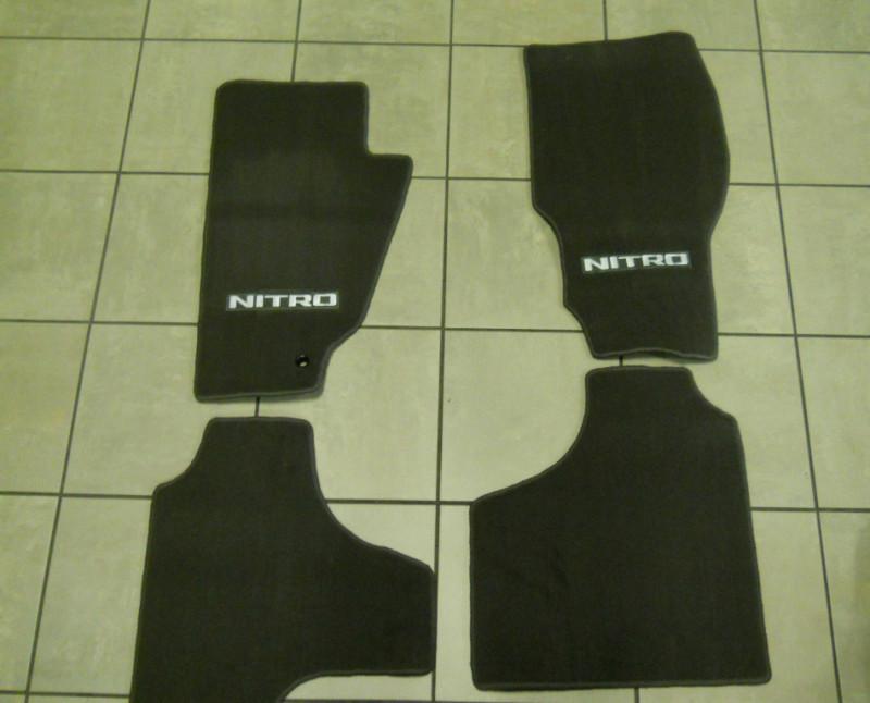 Dodge nitro 2007-2010 dark khaki premium floor mats oem