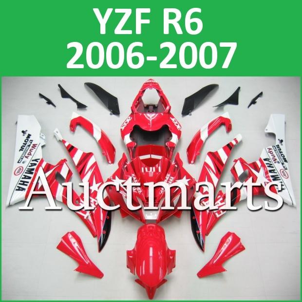 Fit yamaha yzf r6 06 07 yzfr6 2006 2007 600 fairing kit abs bodywork d22 c03