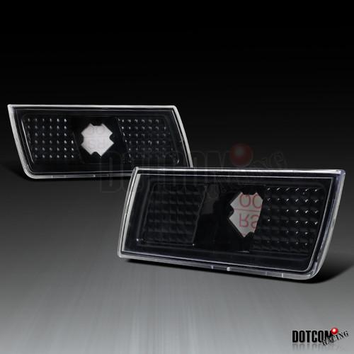 2004-2010 chrysler 300 300c black bumper signal lights