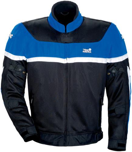 Tourmaster draft air 2 motorcycle jacket blue black size x-large