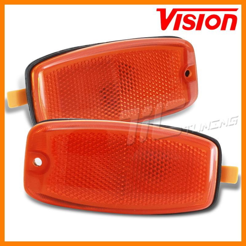 Side marker bumper signal light lamp left+right for 2001-2005 hyundai santa fe