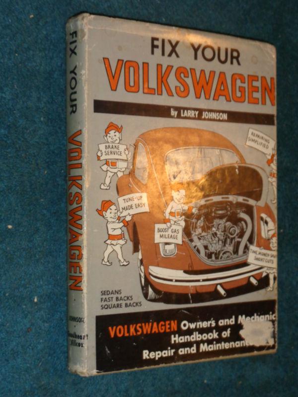 1950's-1969 volkswagen shop manual vw beetle ghia & more! " fix your volkswagen"