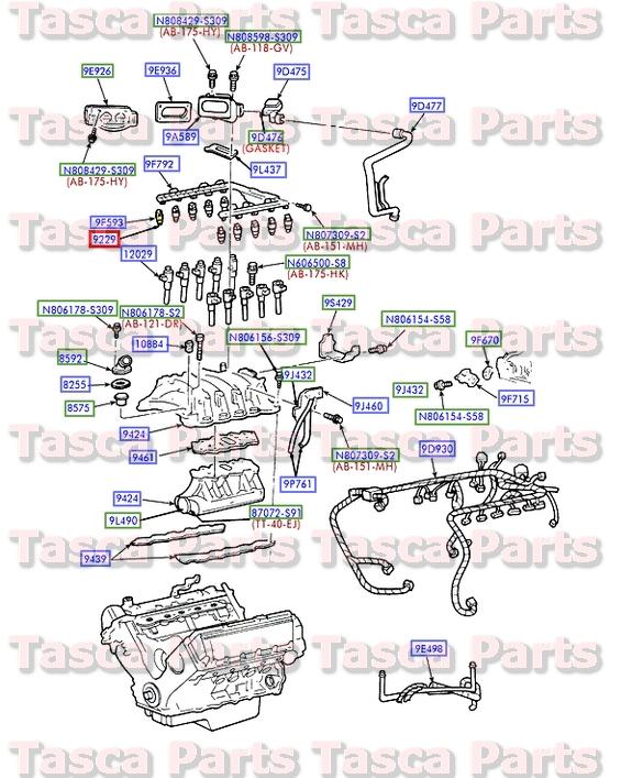 New oem bi fuel injector sleeve to rail o ring e250 350 f150 250 350 450 550 sd