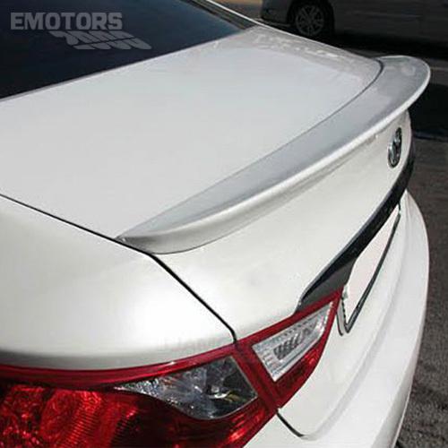 Yf sonata 4d sedan rear trunk spoiler wing abs 11 unpaint Ω