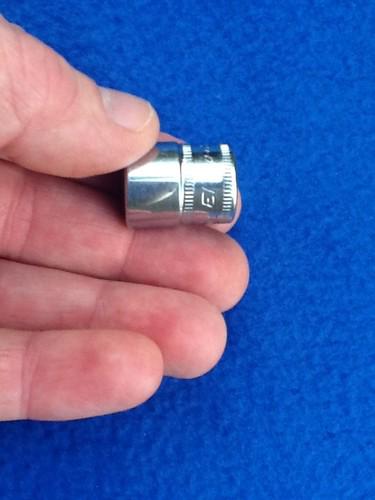 Snap on metric socket tmm-13(13 mm)  1/4" drive 6 point very good cond  #384