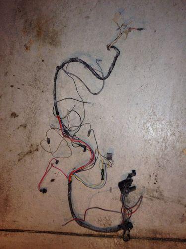 Corvette original engine 4 speed wire harness 1972