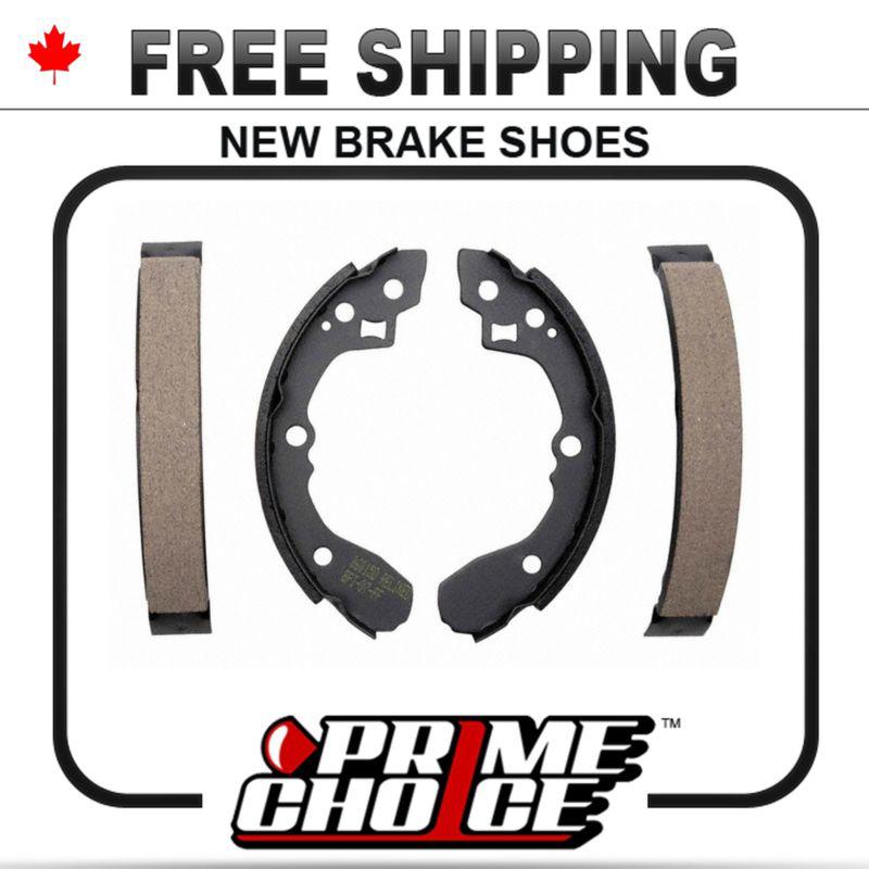 Prime choice new premium brake shoe set 4 shoes rear pair