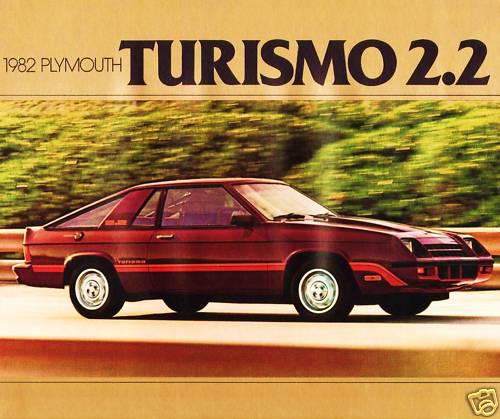 1982 plymouth turismo 2.2 factory brochure-turismo 2.2