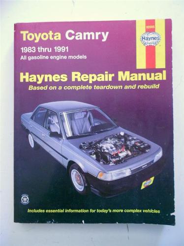 Haynes repair manual toyota camry 1983-1991 92005 gasoline engine 1563920301