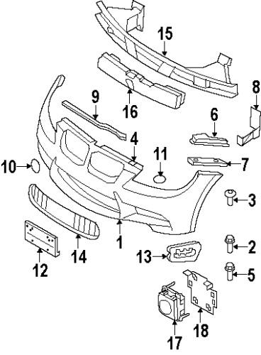 Bmw 51117907205 genuine oem factory original guide insert