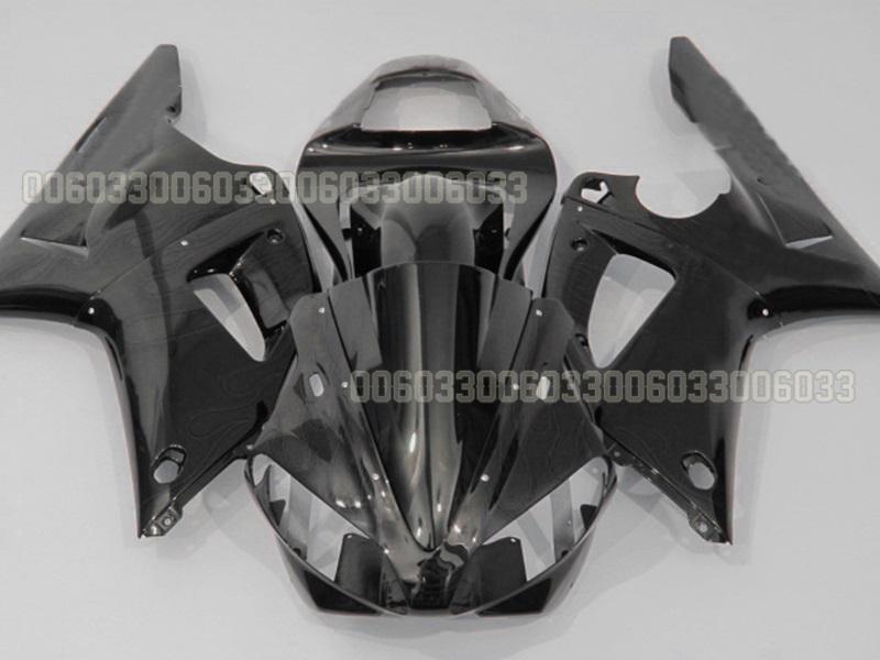 Fairing for yzf r1 00 01 2000 2001 windscreen black 7y01nc