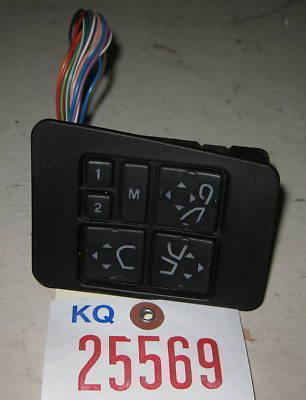 Jaguar 93 xj6 seat control switch left/front black 1993