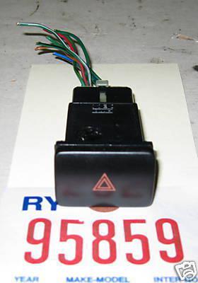 Hyundai 97 sonata hazard light/lamp switch black 1997