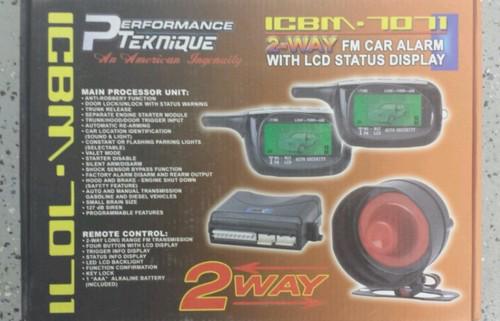 Icbm 7071 2 way car alarm