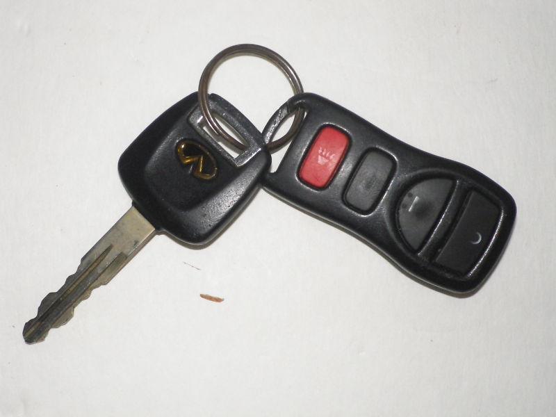 2002 infiniti i35 keyless entry fob with key