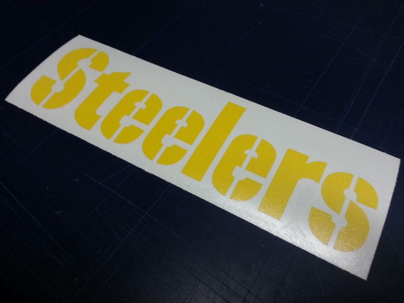 Steelers decal / sticker 8.5 inch your choice color
