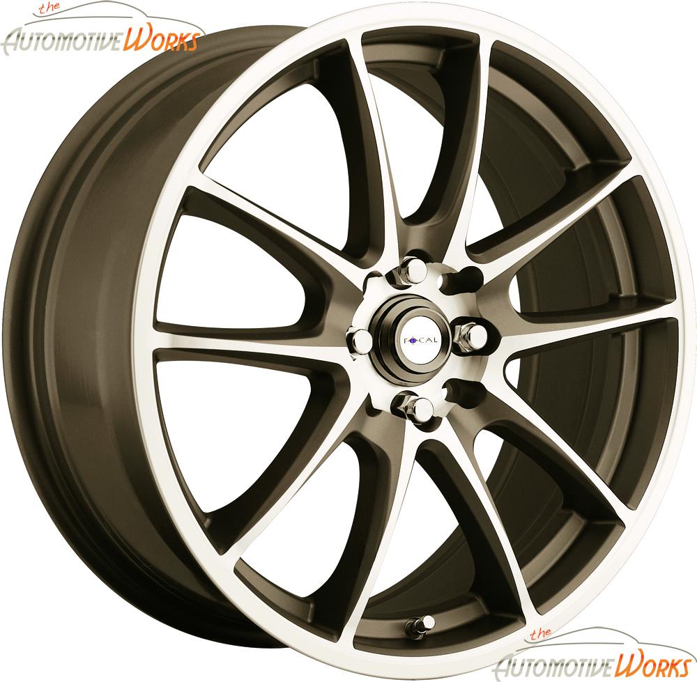 1 - 17x7 focal 177 f10 5x105 5x114.3 5x4.5 +40mm anthracite wheel rim inch 17"