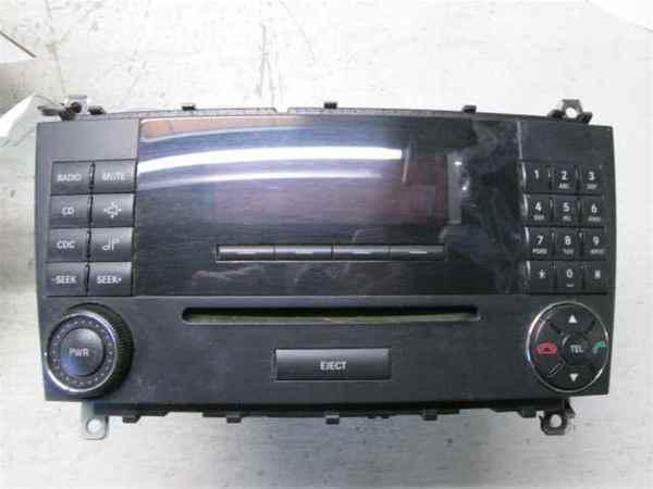 06 07 mercedes c-class single disc cd radio oem