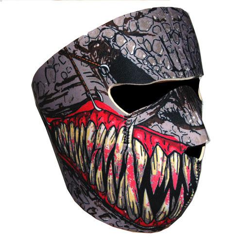 Motorcycle bike snowboard ski snow snowmobile face mask balacla black fang