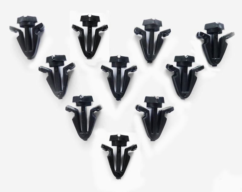 10 x grill grille clips trim nissan frontier navara pickup d21 87 88 89 90 91 95