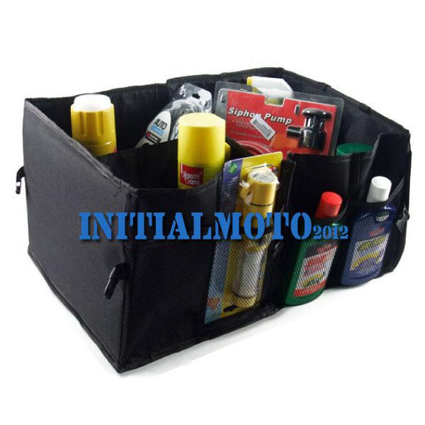 Multipurpose car truck suv trunk cargo organizer foldable bag box case storage