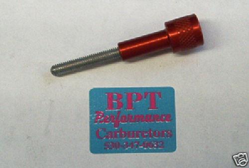 Red billet idle speed knob for holley & demon carburetors, great christmas gift