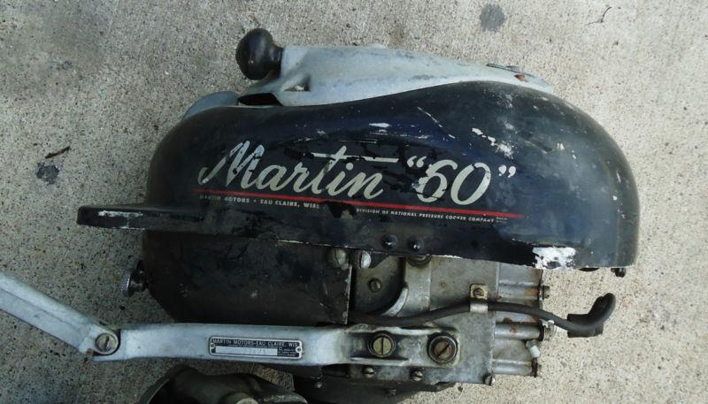 Vintage martin 60 outboard motor