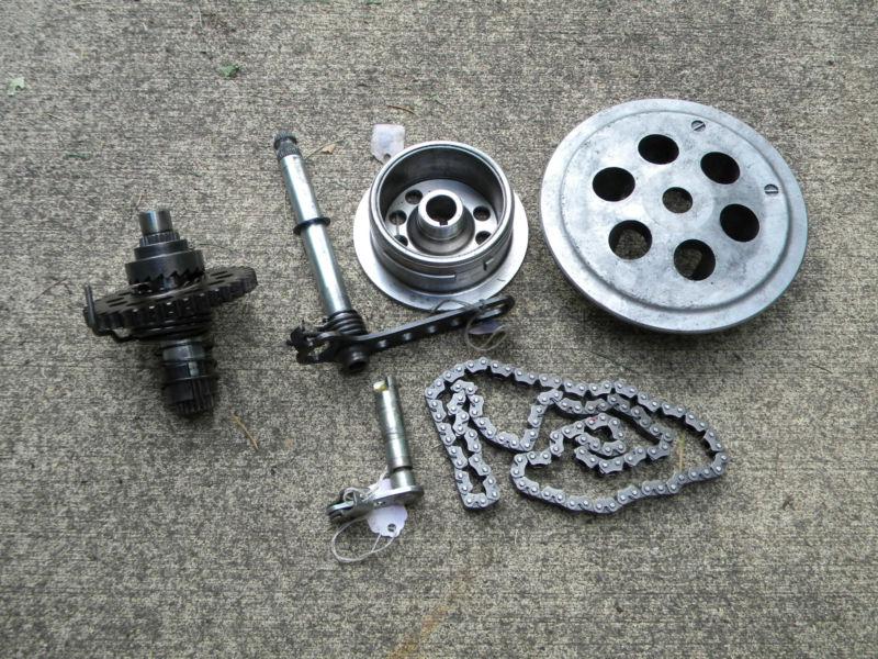 06 honda crf450r engine parts flywheel kickstart gear timing chain shift shaft