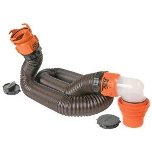 Camco rv sewer hose camper motorhome travel trailer dump gray black water tank n