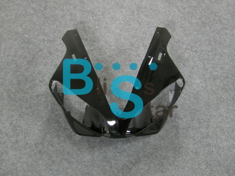 Black yamaha yzf r1 2000 2001 front cowling upper nose headlight fairings