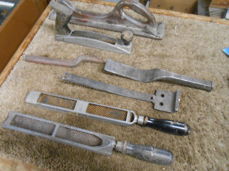 L1732- lot of vintage auto body tools - old body shop find