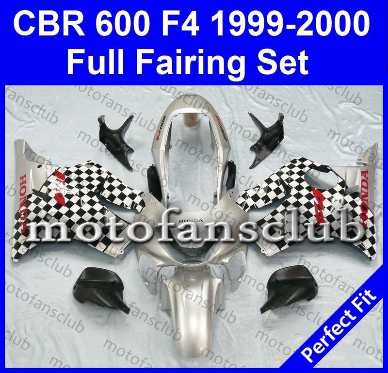 Fit honda cbr600f4 99 00 cbr600 f4 600f 1999 2000 fairing kit bodywork #04 b