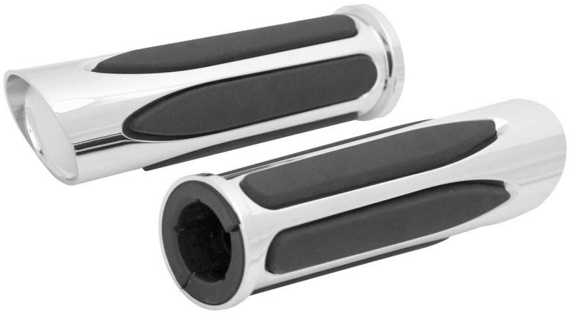 Arlen ness deep cut comfort grips - chrome  07-052