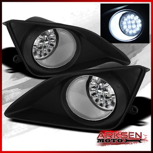 09-10 toyota corolla full led bumper fog lights lamp+switch+wire set left+right