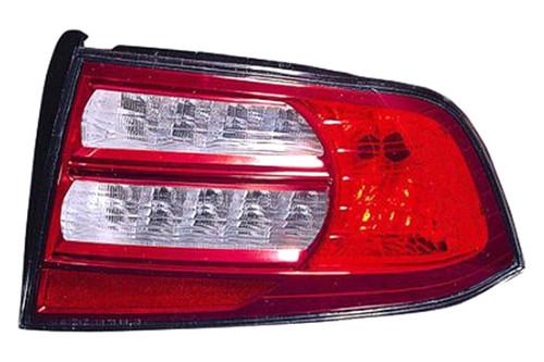 Replace ac2819107 - 07-08 acura tl rear passenger side tail light lens housing