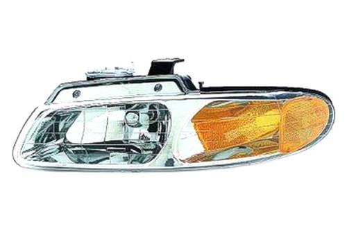 Replace ch2502109c - 96-99 chrysler town and country front lh headlight assembly