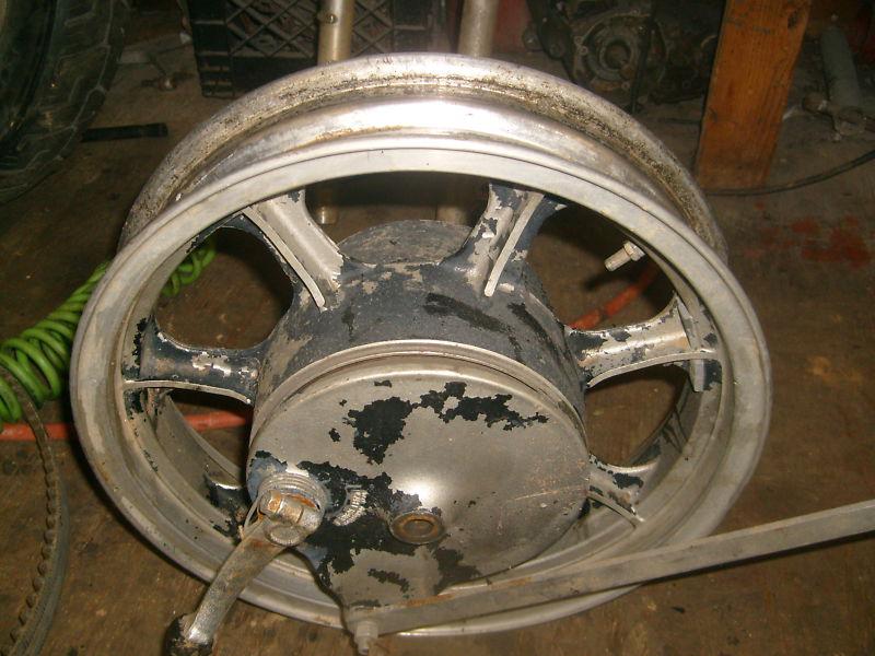 1985 kawasaki ltd454 kz454 kz 454 ldt k271 rear rim wheel 15"