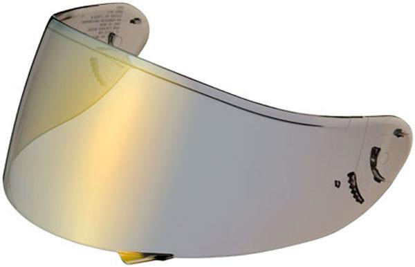 Shoei cw-1 gold spectra shield for x-twelve rf-1100 qwest helmet shields x-12