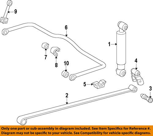 Dodge oem 68013785aa rear suspension-leaf spring