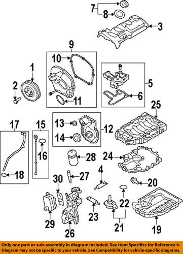 Volkswagen oem 06h103484a engine crankcase vent valve seal