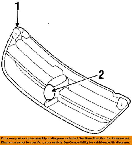 Dodge oem 5114161aa grille