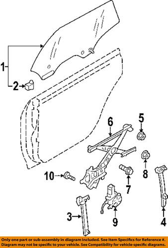 Subaru oem 62188ag00a power window motor