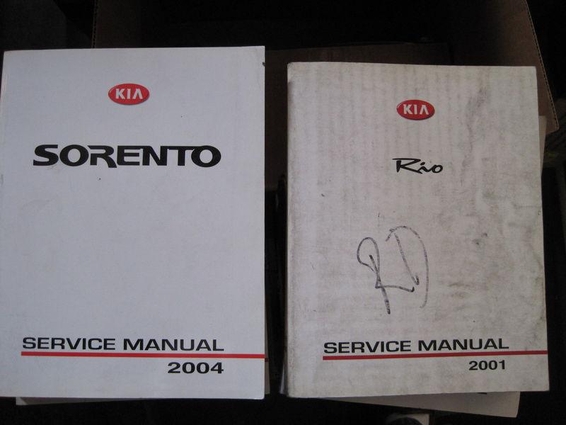 Good used kia service manuals various years & models list attached