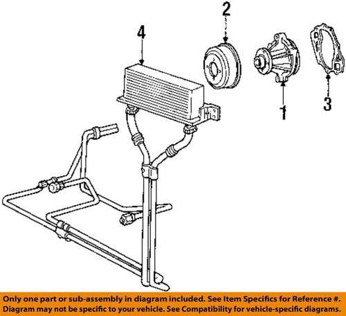 Ford oem 4c2z7a095da transmission oil cooler-transmission cooler